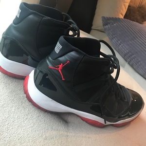 Jordan Retro 11 BRED shoes - Size 12